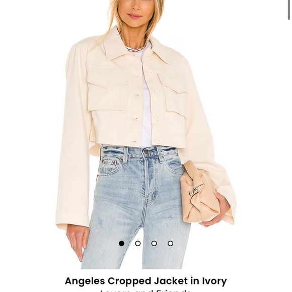 ANGELES CROPPED JACKET IN IVORY
Lovers + Friends
Color: Ivory
Size: M - Picture 2 of 3